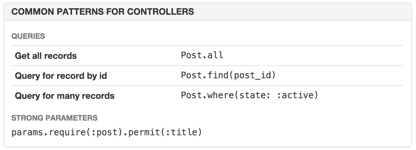 Controller patterns